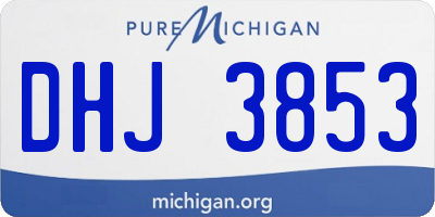 MI license plate DHJ3853