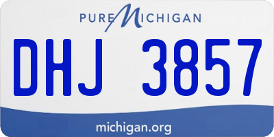 MI license plate DHJ3857