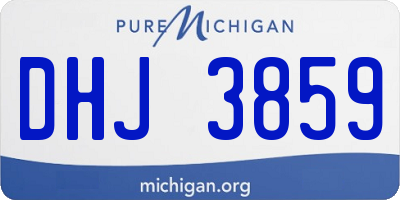 MI license plate DHJ3859