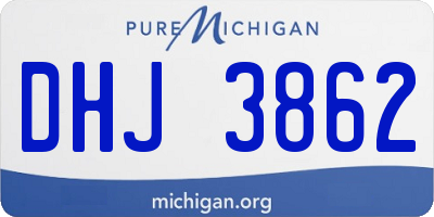 MI license plate DHJ3862