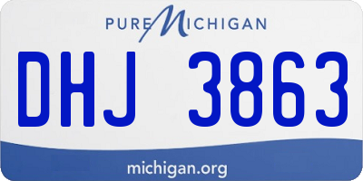MI license plate DHJ3863