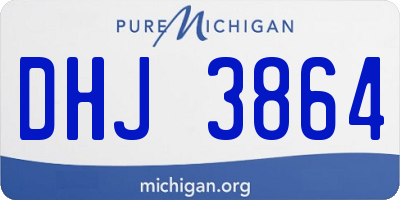 MI license plate DHJ3864