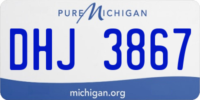 MI license plate DHJ3867