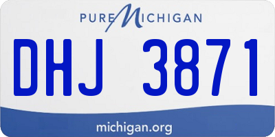 MI license plate DHJ3871