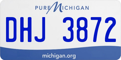 MI license plate DHJ3872