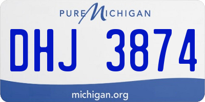 MI license plate DHJ3874