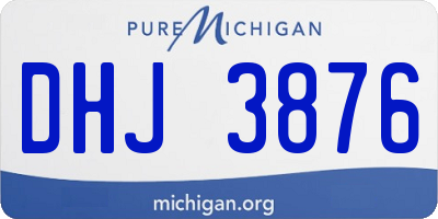 MI license plate DHJ3876