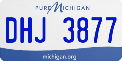 MI license plate DHJ3877