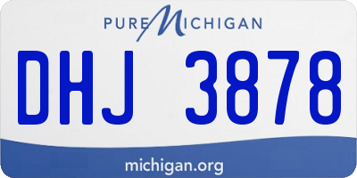 MI license plate DHJ3878