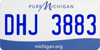 MI license plate DHJ3883