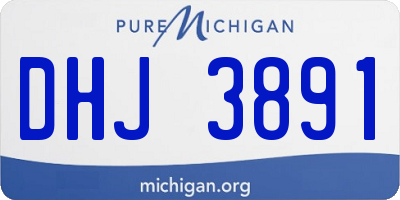 MI license plate DHJ3891