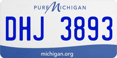 MI license plate DHJ3893