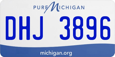 MI license plate DHJ3896