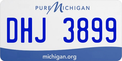 MI license plate DHJ3899