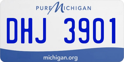 MI license plate DHJ3901