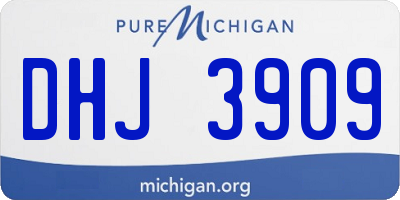 MI license plate DHJ3909