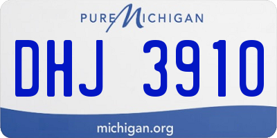 MI license plate DHJ3910