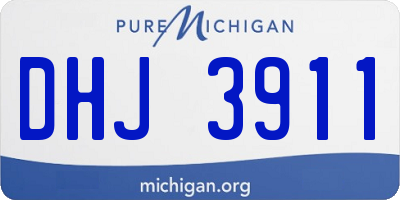 MI license plate DHJ3911