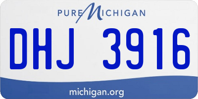 MI license plate DHJ3916