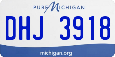 MI license plate DHJ3918