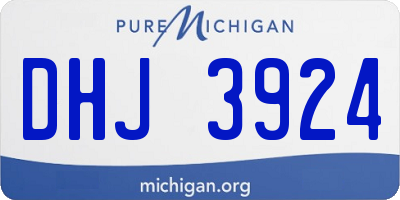 MI license plate DHJ3924