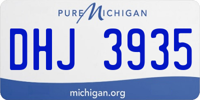 MI license plate DHJ3935