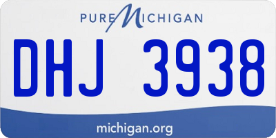 MI license plate DHJ3938