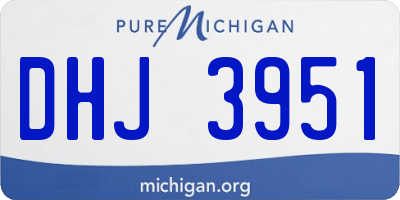 MI license plate DHJ3951