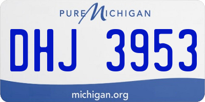 MI license plate DHJ3953