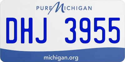 MI license plate DHJ3955