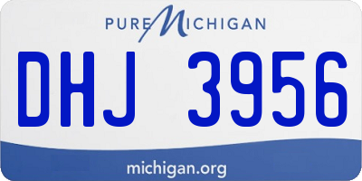 MI license plate DHJ3956