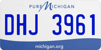 MI license plate DHJ3961