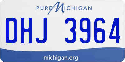 MI license plate DHJ3964