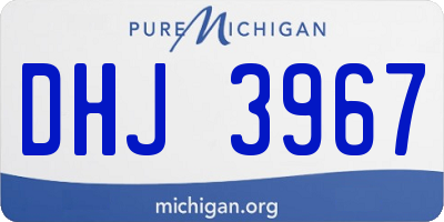 MI license plate DHJ3967
