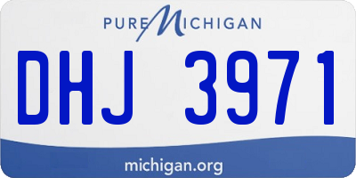 MI license plate DHJ3971