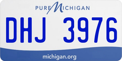 MI license plate DHJ3976