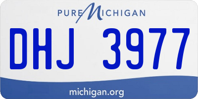 MI license plate DHJ3977
