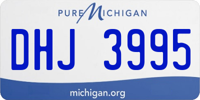 MI license plate DHJ3995