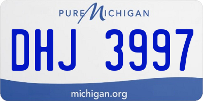 MI license plate DHJ3997