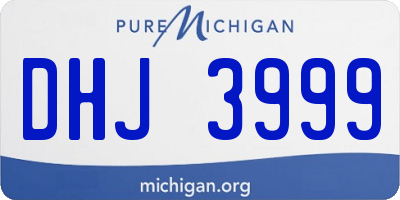 MI license plate DHJ3999
