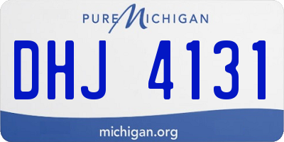 MI license plate DHJ4131
