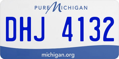 MI license plate DHJ4132