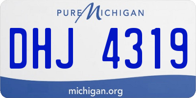MI license plate DHJ4319