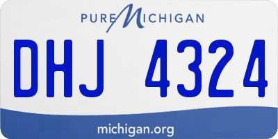 MI license plate DHJ4324