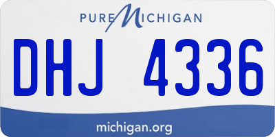 MI license plate DHJ4336