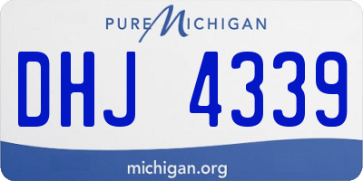 MI license plate DHJ4339