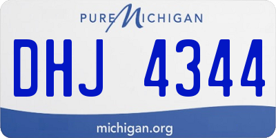 MI license plate DHJ4344