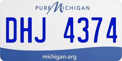 MI license plate DHJ4374