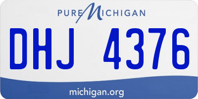 MI license plate DHJ4376