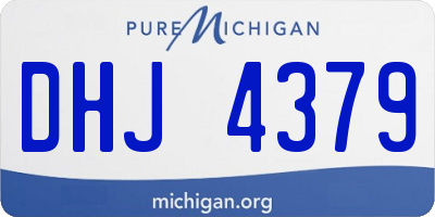 MI license plate DHJ4379